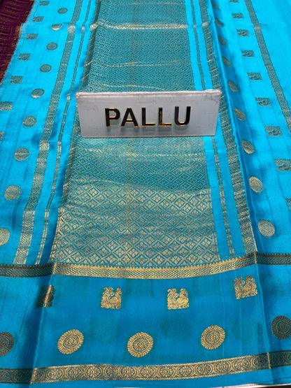 Pure Mysore Silk Saree.