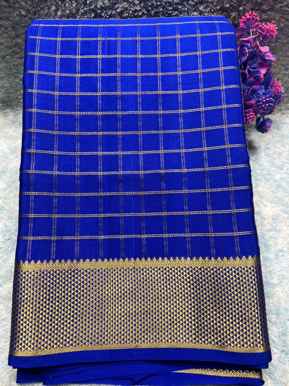 Pure Mysore Silk Saree.