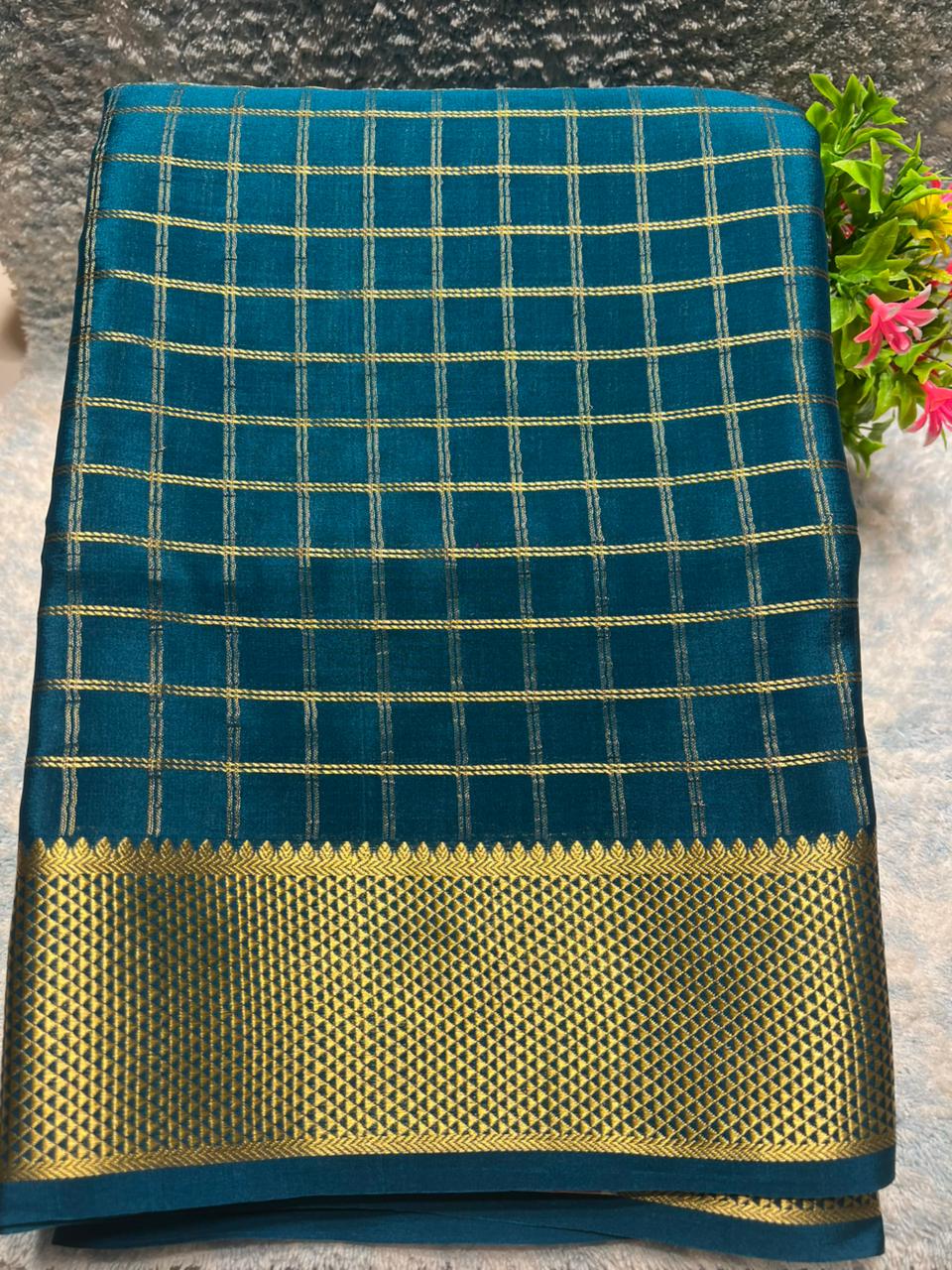Pure Mysore Silk Saree.