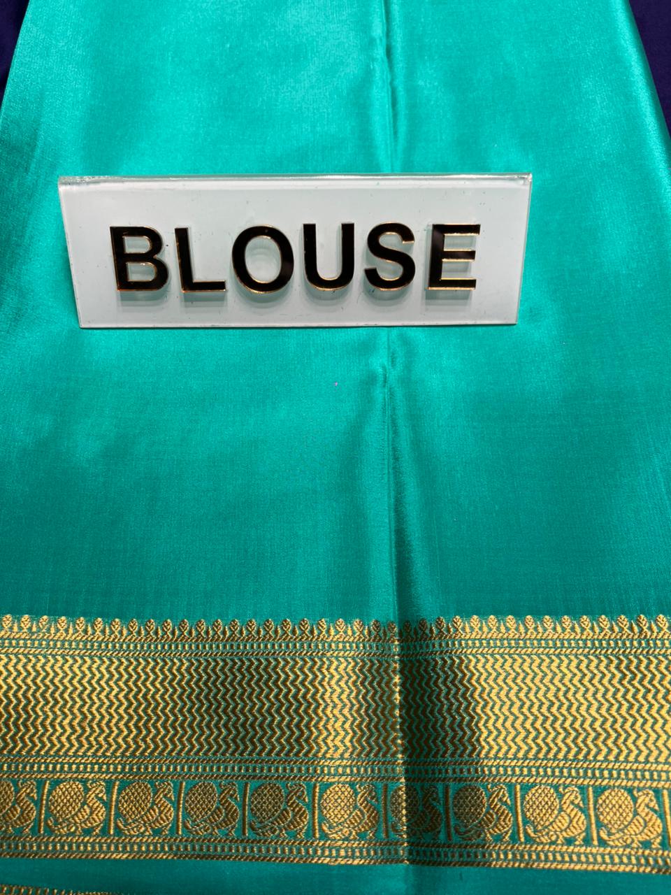 Pure Mysore Silk Saree.