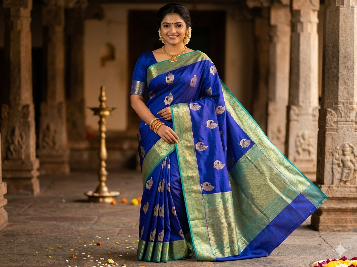 Pure Mysore Silk Saree.