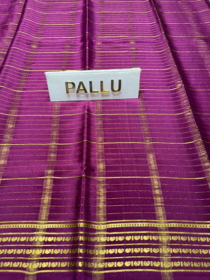 Pure Mysore Silk Saree.
