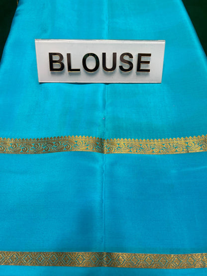 Pure Mysore Silk Saree.