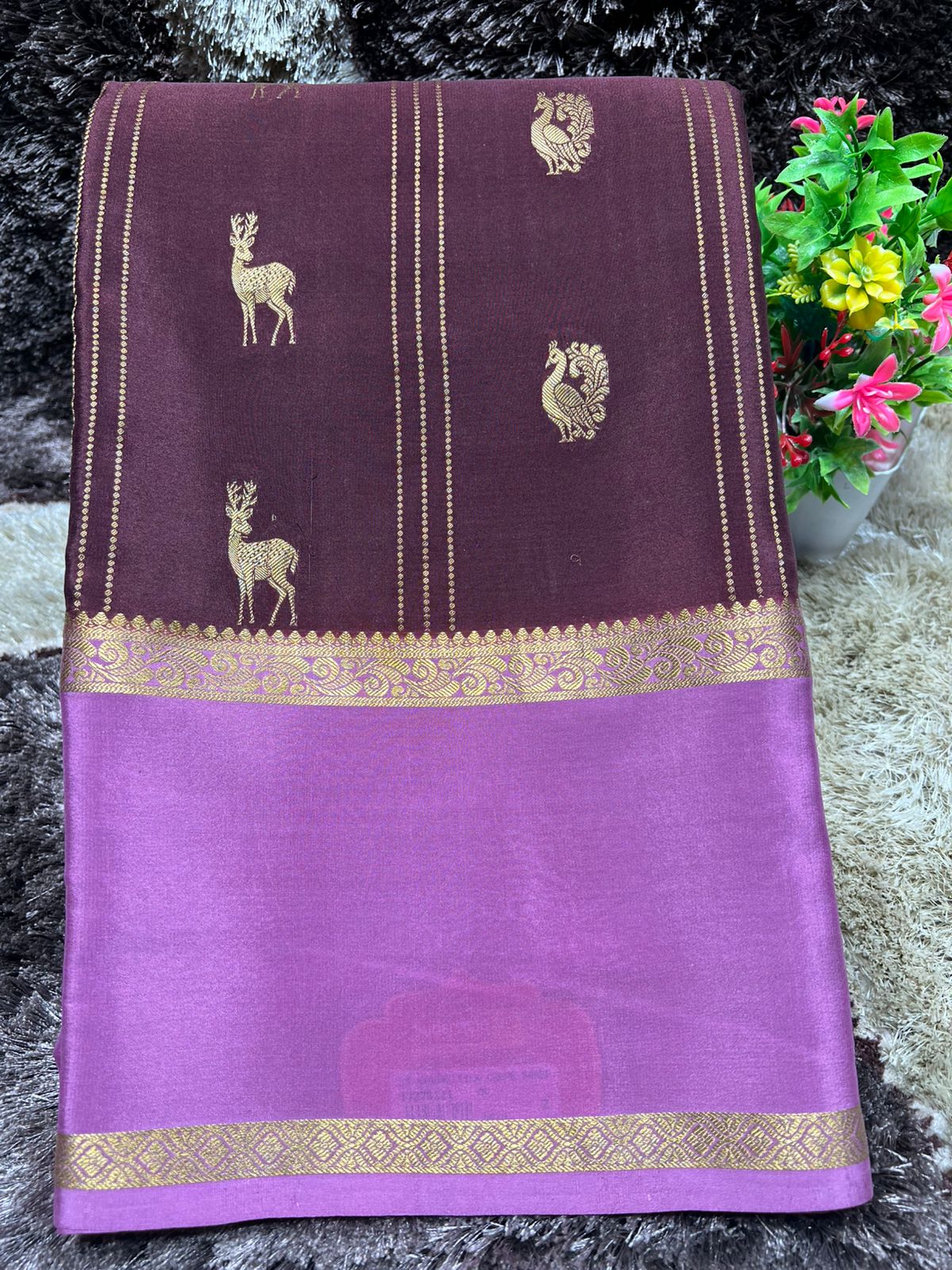 Pure Mysore Silk Saree.