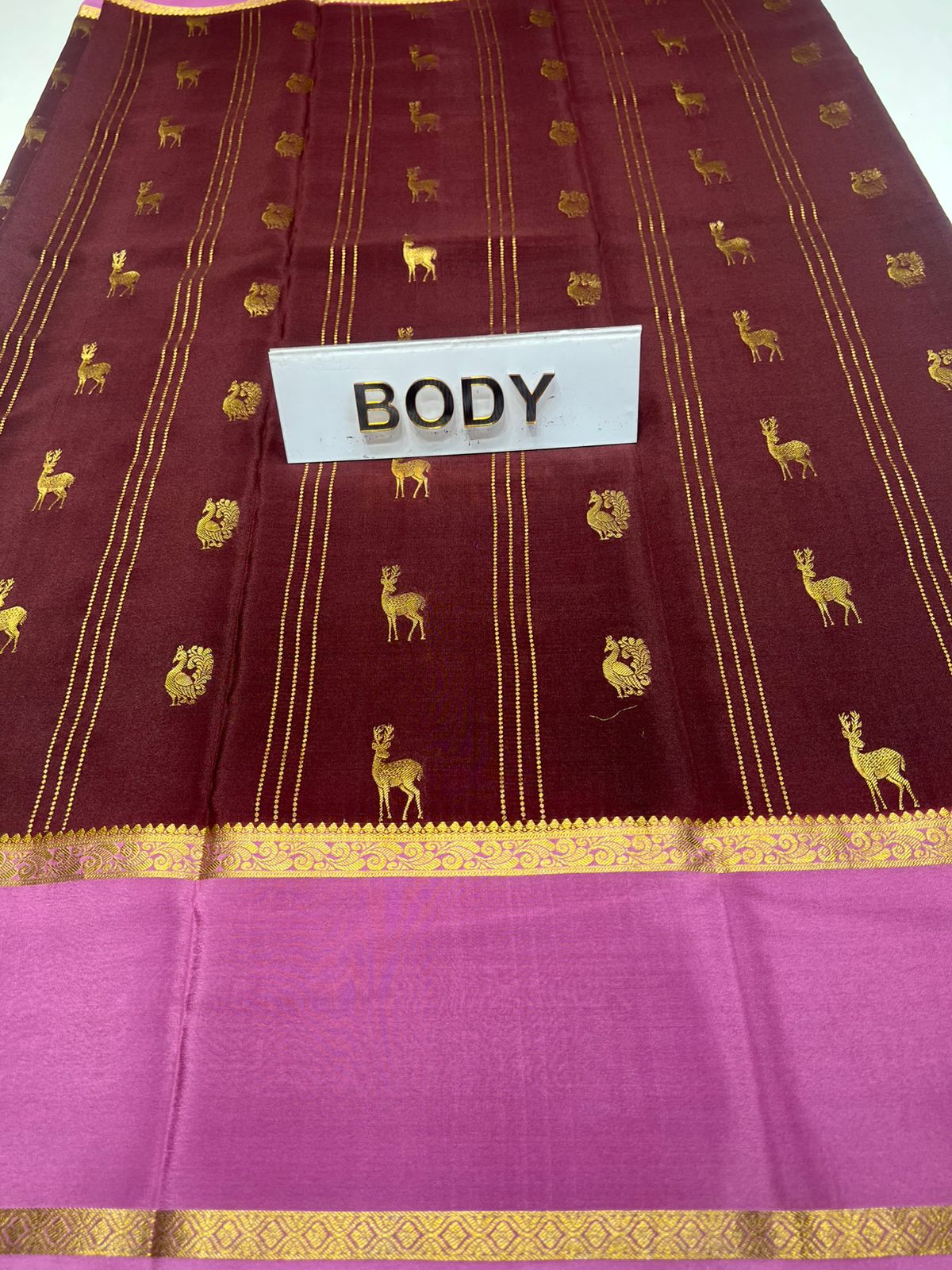 Pure Mysore Silk Saree.