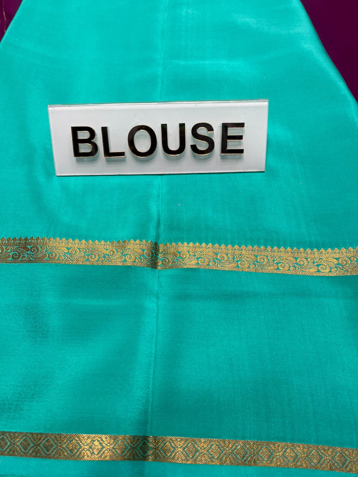 Pure Mysore Silk Saree.