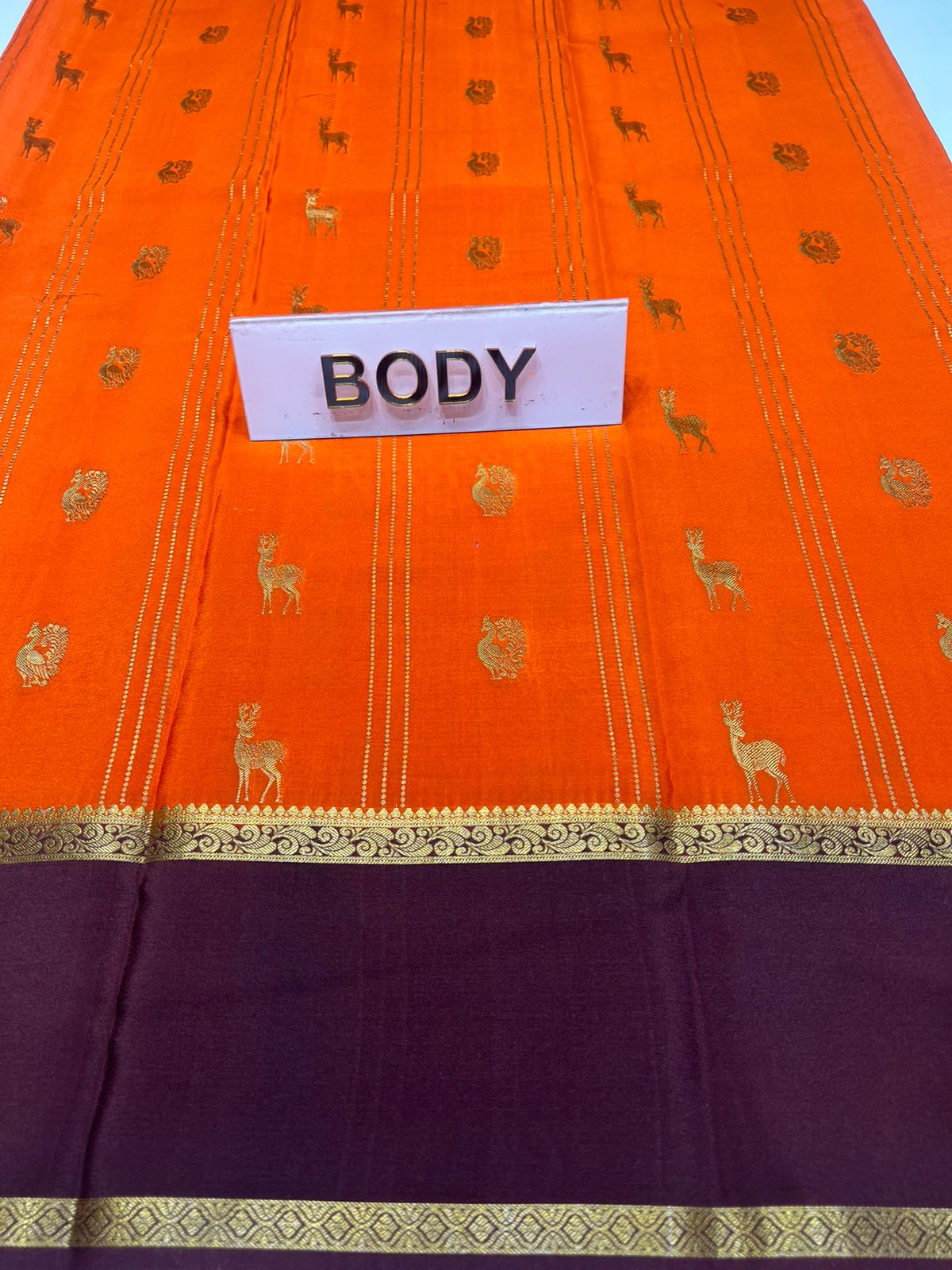 Pure Mysore Silk Saree.