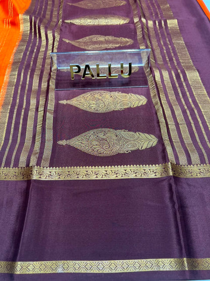 Pure Mysore Silk Saree.