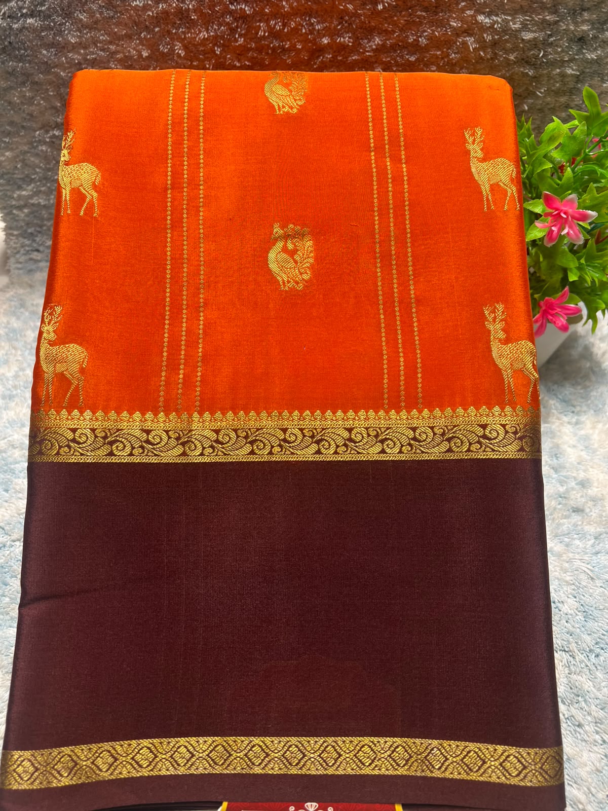 Pure Mysore Silk Saree.