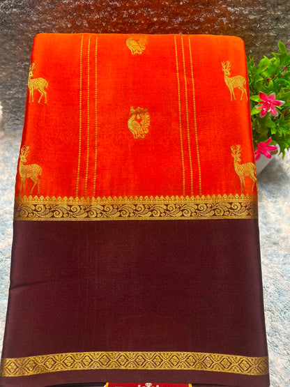 Pure Mysore Silk Saree.