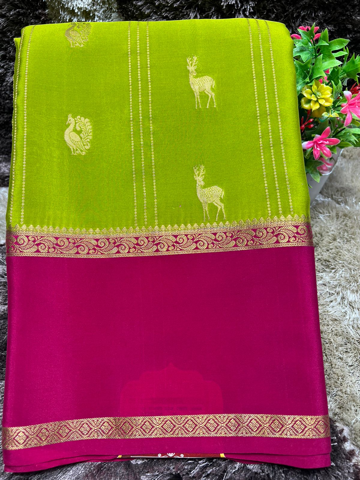 Pure Mysore Silk Saree.