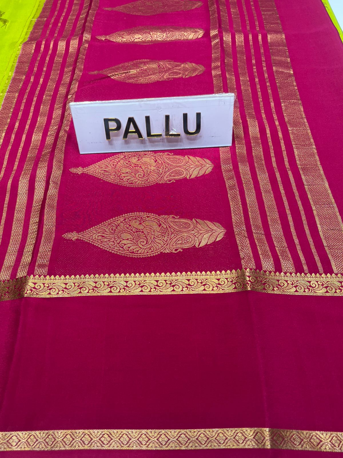 Pure Mysore Silk Saree.