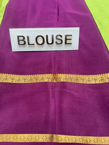 Pure Mysore Silk Saree.