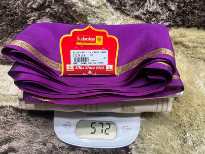 Pure Mysore Silk Saree.