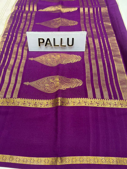 Pure Mysore Silk Saree.
