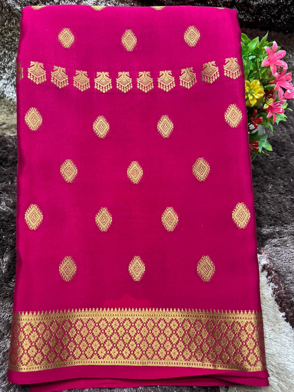 Pure Mysore Silk Saree.