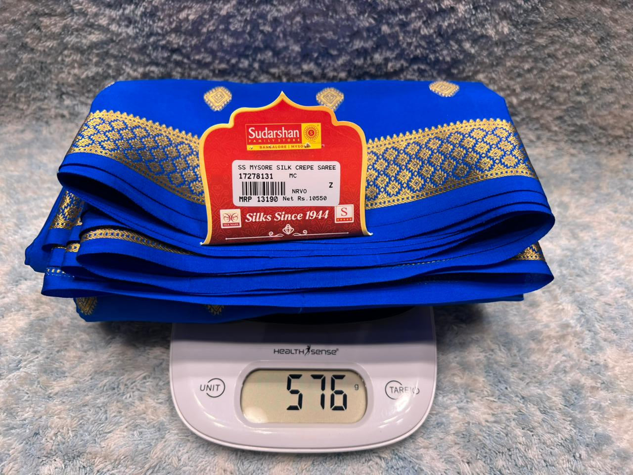 Pure Mysore Silk Saree.