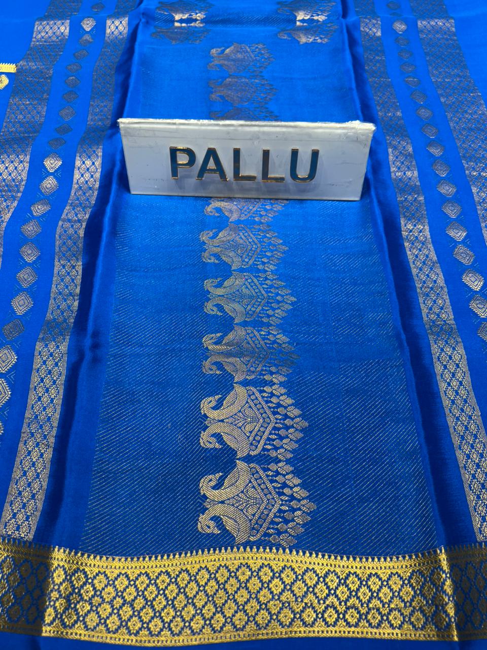 Pure Mysore Silk Saree.