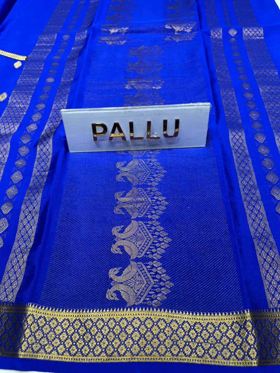 Pure Mysore Silk Saree.