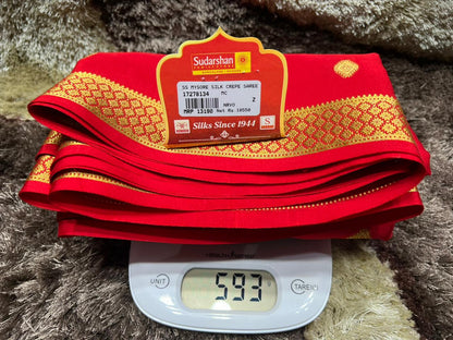 Pure Mysore Silk Saree.