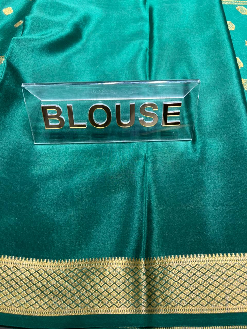 Pure Mysore Silk Saree.
