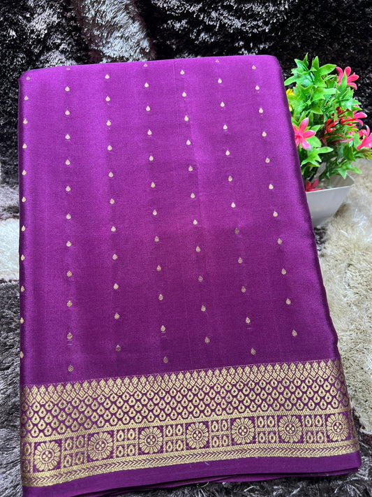 Pure Mysore Silk Saree.