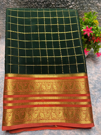 Pure Mysore Silk Saree.