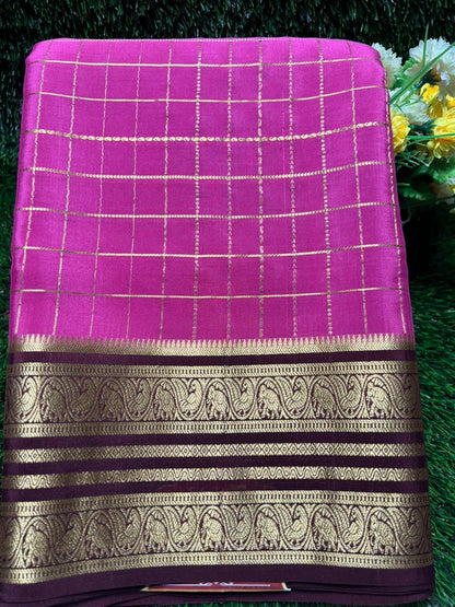 Pure Mysore Silk Saree.