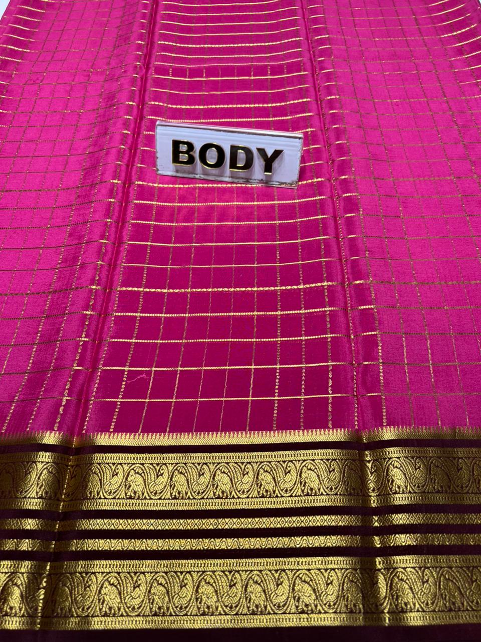 Pure Mysore Silk Saree.