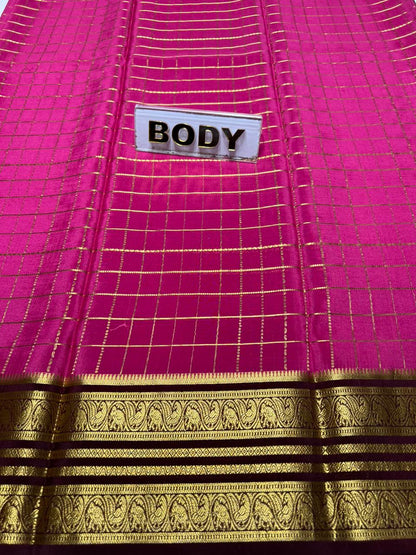 Pure Mysore Silk Saree.
