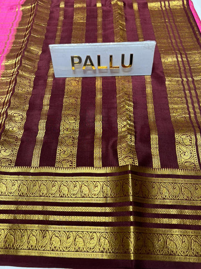 Pure Mysore Silk Saree.