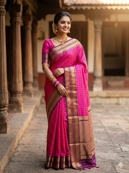 Pure Mysore Silk Saree.