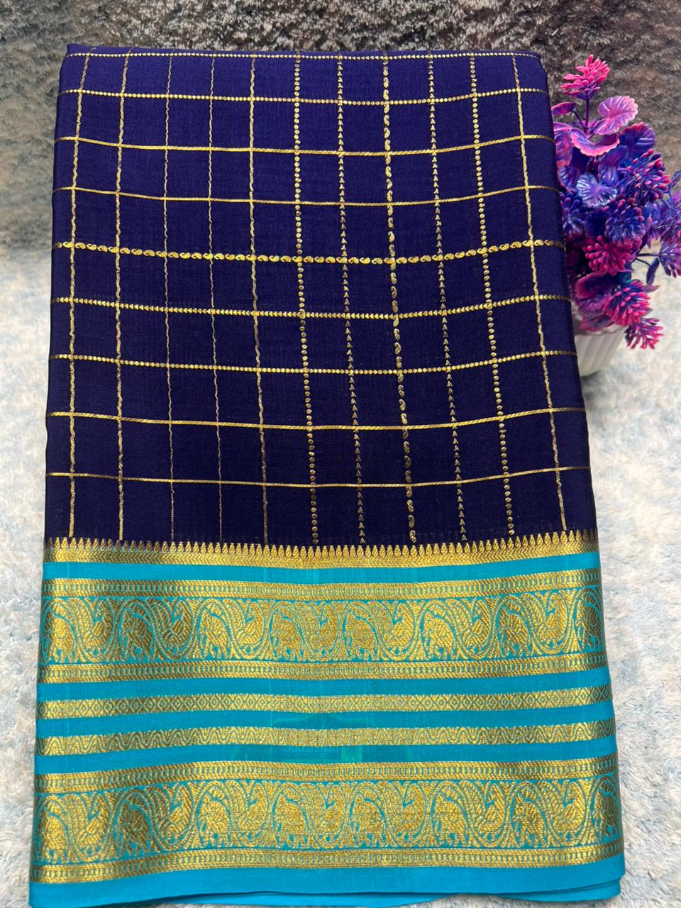 Pure Mysore Silk Saree.