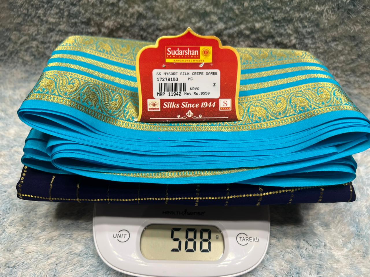 Pure Mysore Silk Saree.