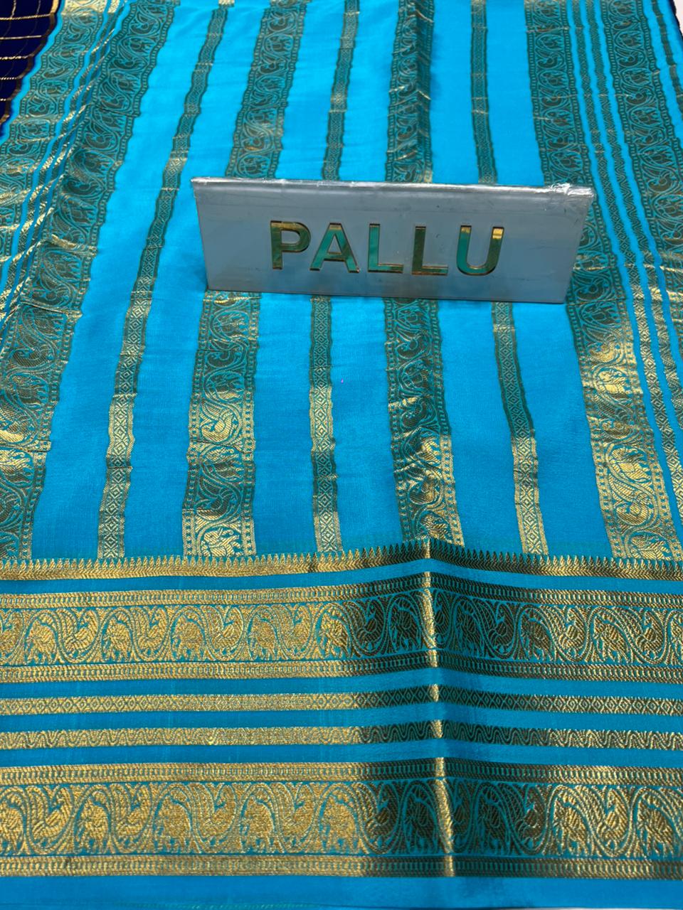 Pure Mysore Silk Saree.