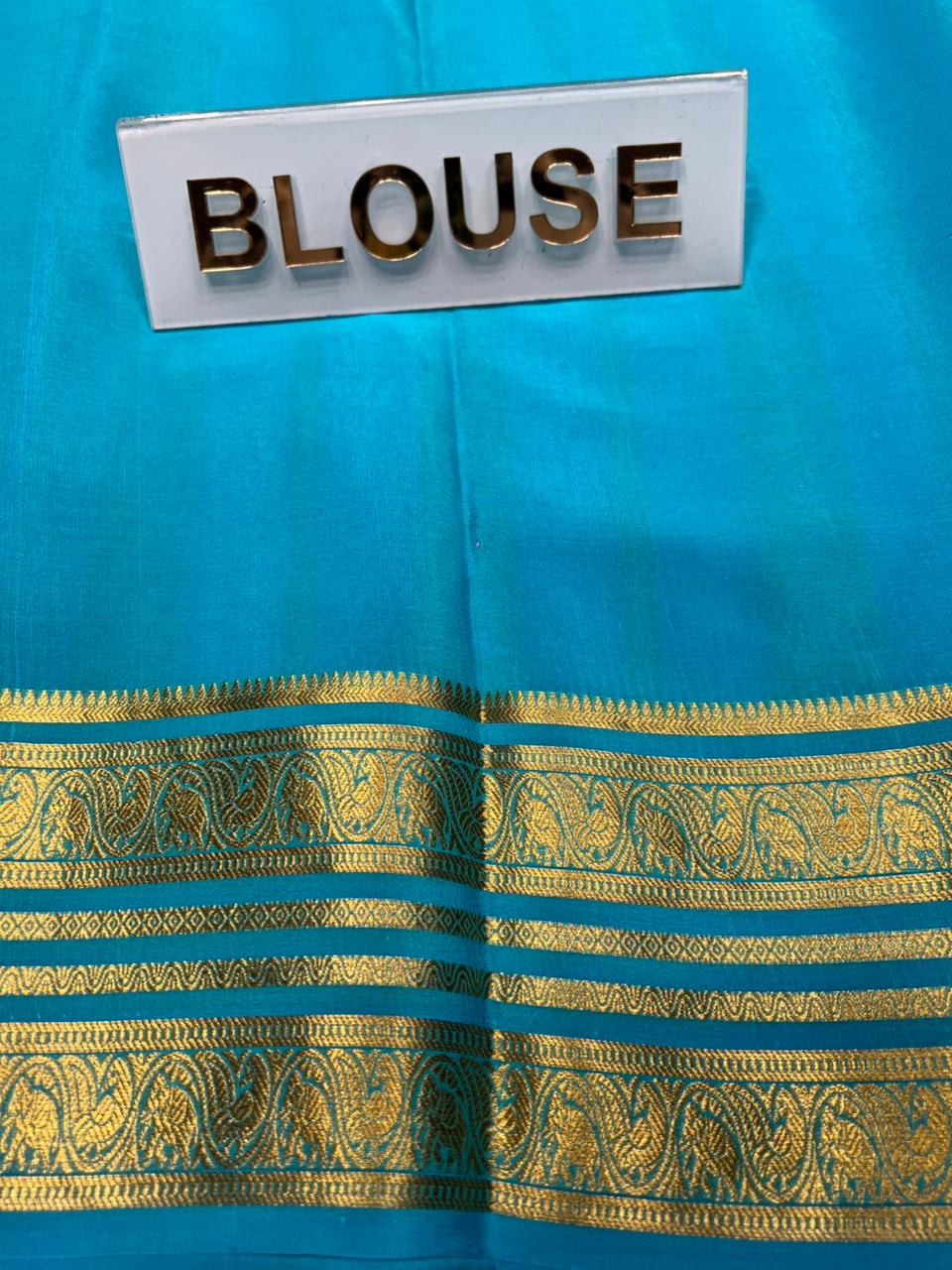 Pure Mysore Silk Saree.
