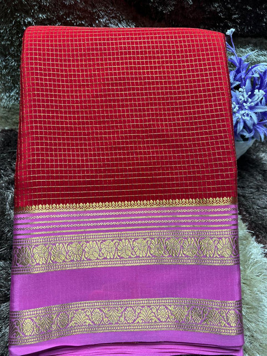 Pure Mysore Silk Saree.