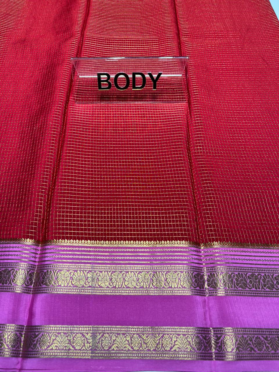 Pure Mysore Silk Saree.