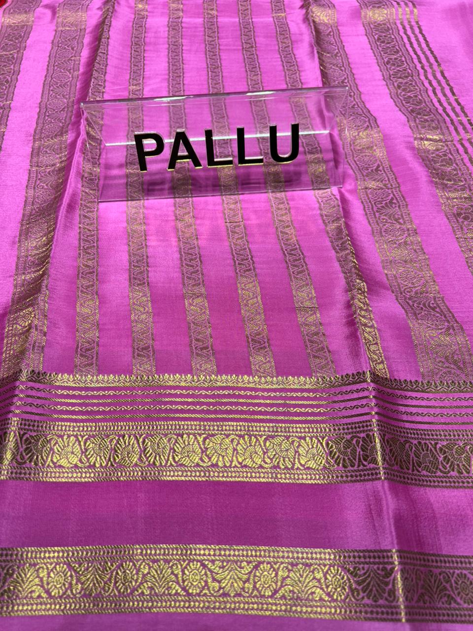 Pure Mysore Silk Saree.