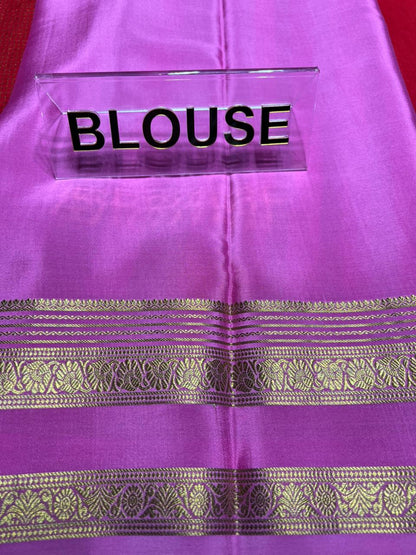 Pure Mysore Silk Saree.