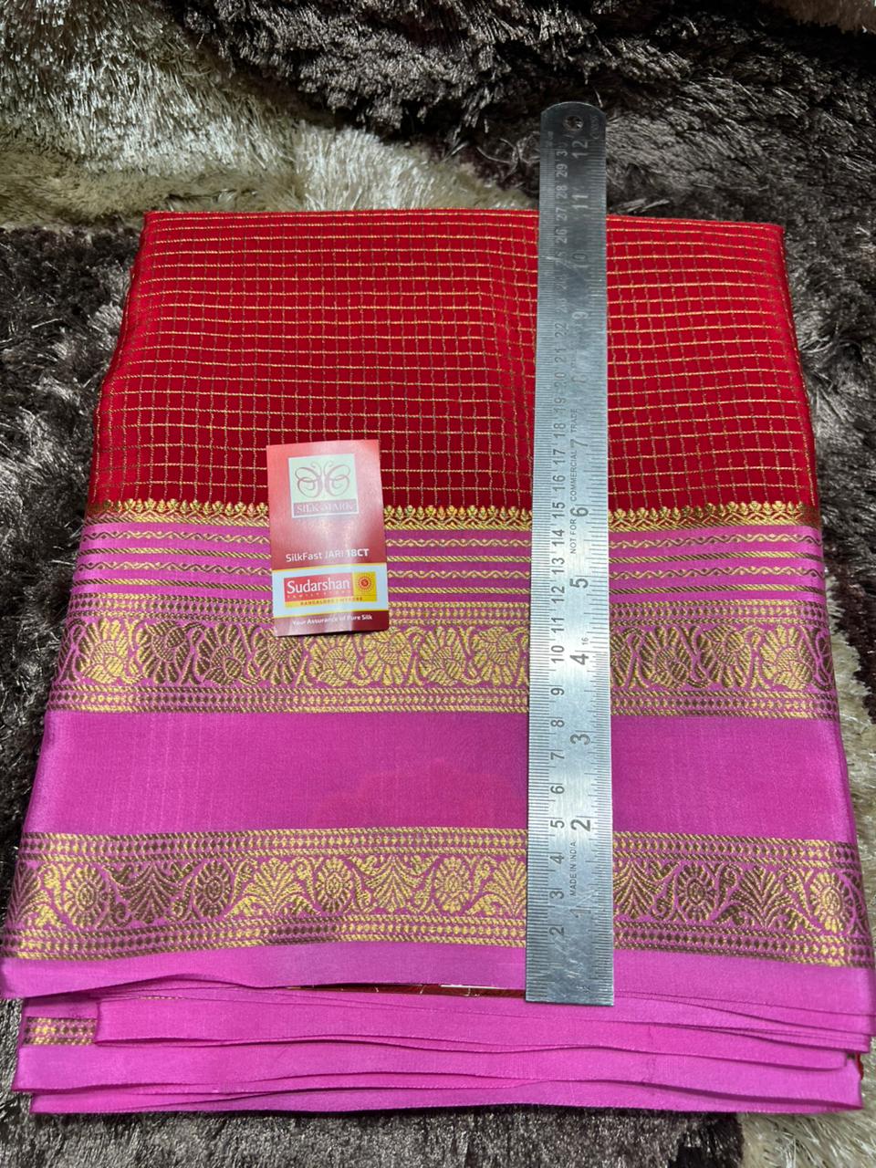 Pure Mysore Silk Saree.