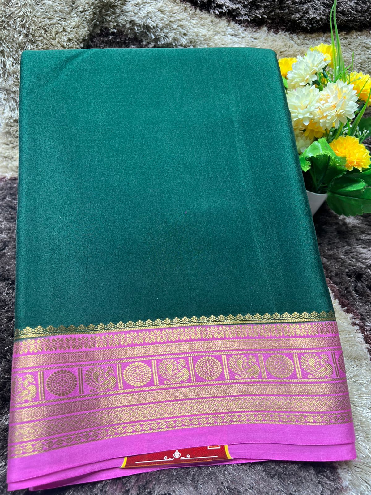 Pure Mysore Silk Saree.