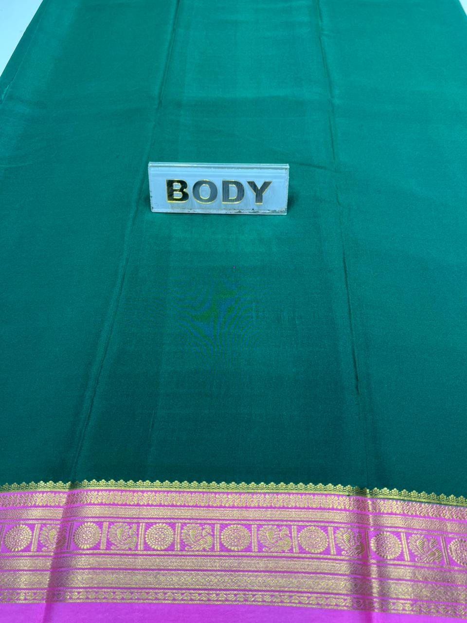 Pure Mysore Silk Saree.