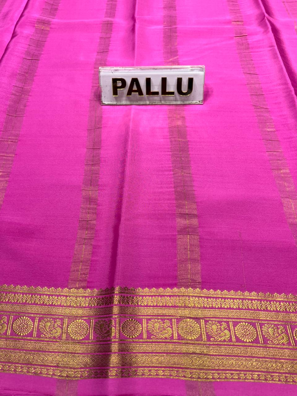 Pure Mysore Silk Saree.