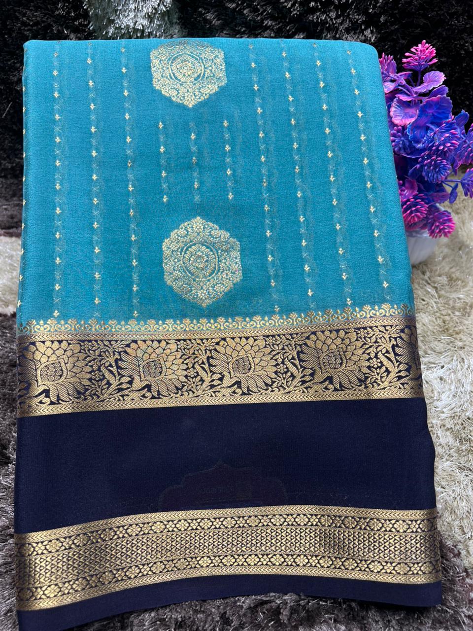 Pure Mysore Silk Saree.
