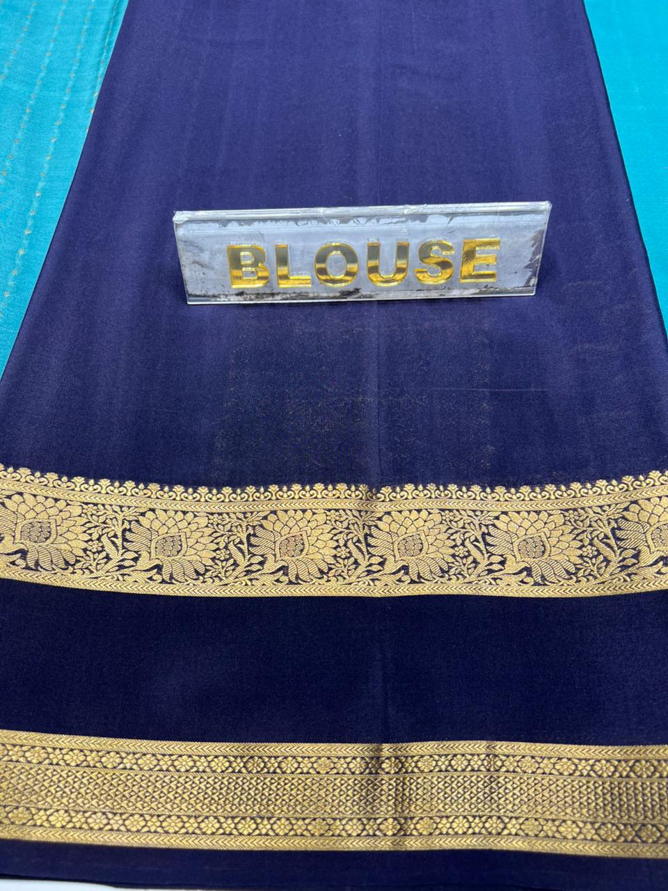 Pure Mysore Silk Saree.