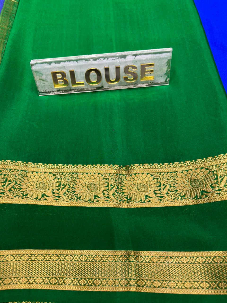 Pure Mysore Silk Saree.