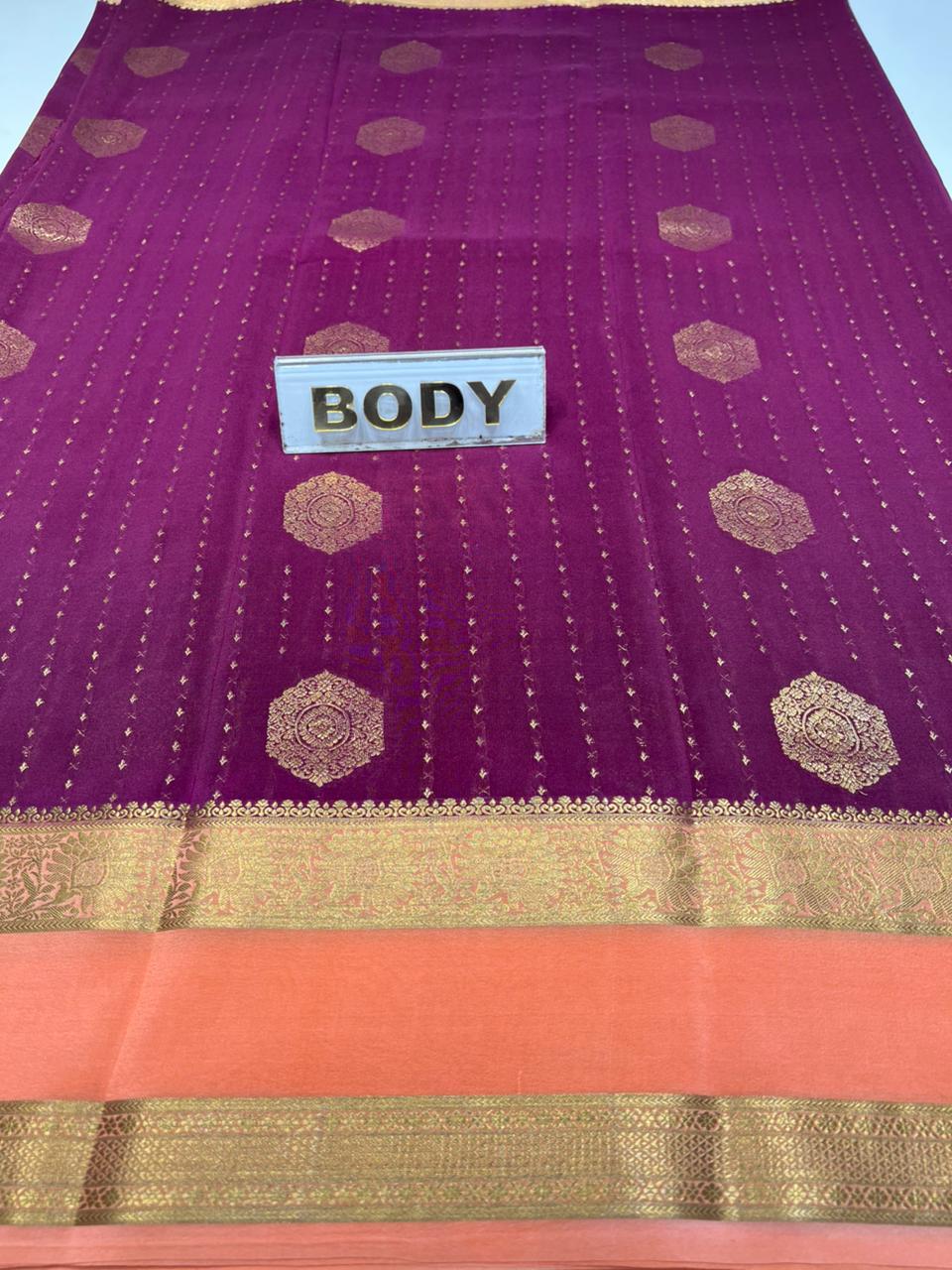 Pure Mysore Silk Saree.