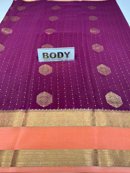 Pure Mysore Silk Saree.