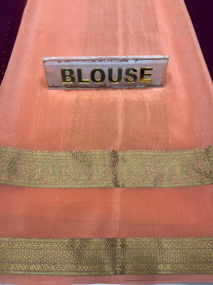 Pure Mysore Silk Saree.